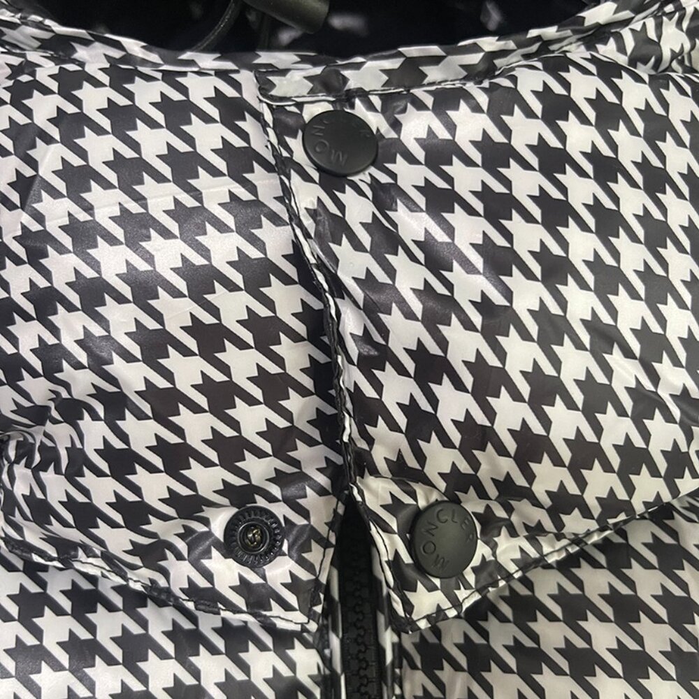 7 Moncler FRGMT Hiroshi Fujiwara Black & White Socotrine Down Jacket - Picture 7 of 14